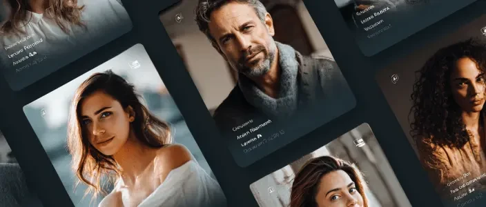 Character-selection visual from Bridge Media AI